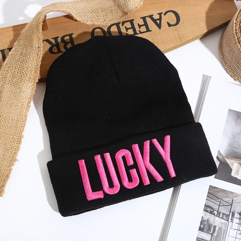 Autumn And Winter Melon Skin Knitted Pullover Cap Wool Hat Tide Brand Warm Ski Hat Sample Custom Custom