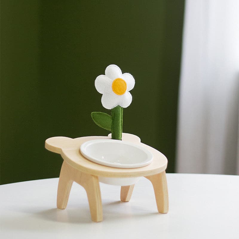Flower Ceramic｜Dog Bowls & Cat Bowls