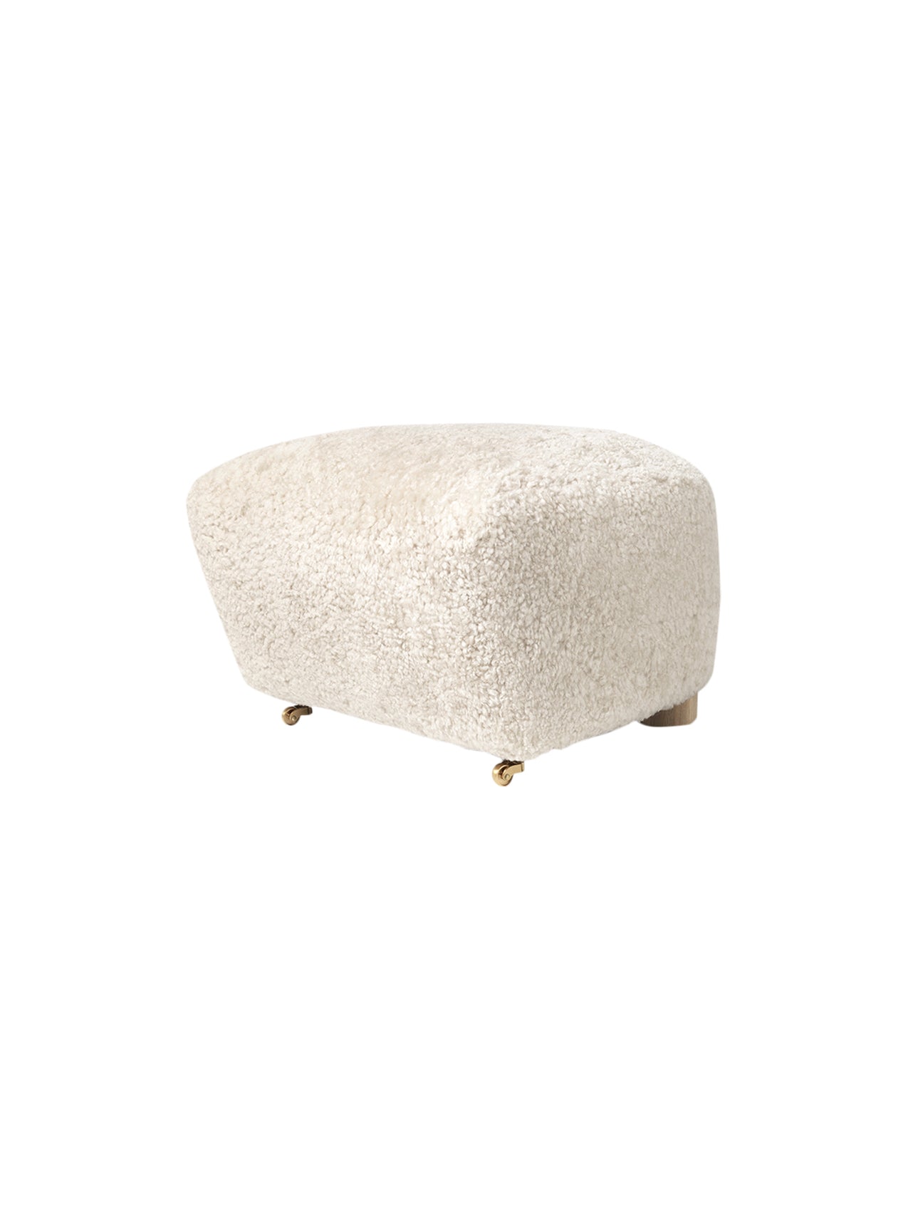 Tired Man Ottoman. Sheepskin