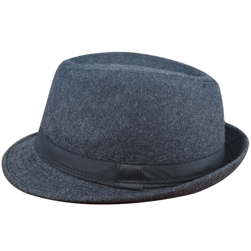 Autumn And Winter Available For Men And Women  Vintage Hat Fashion Gentleman Hat Jazz Hat Trendy Wool Small Top Hat
