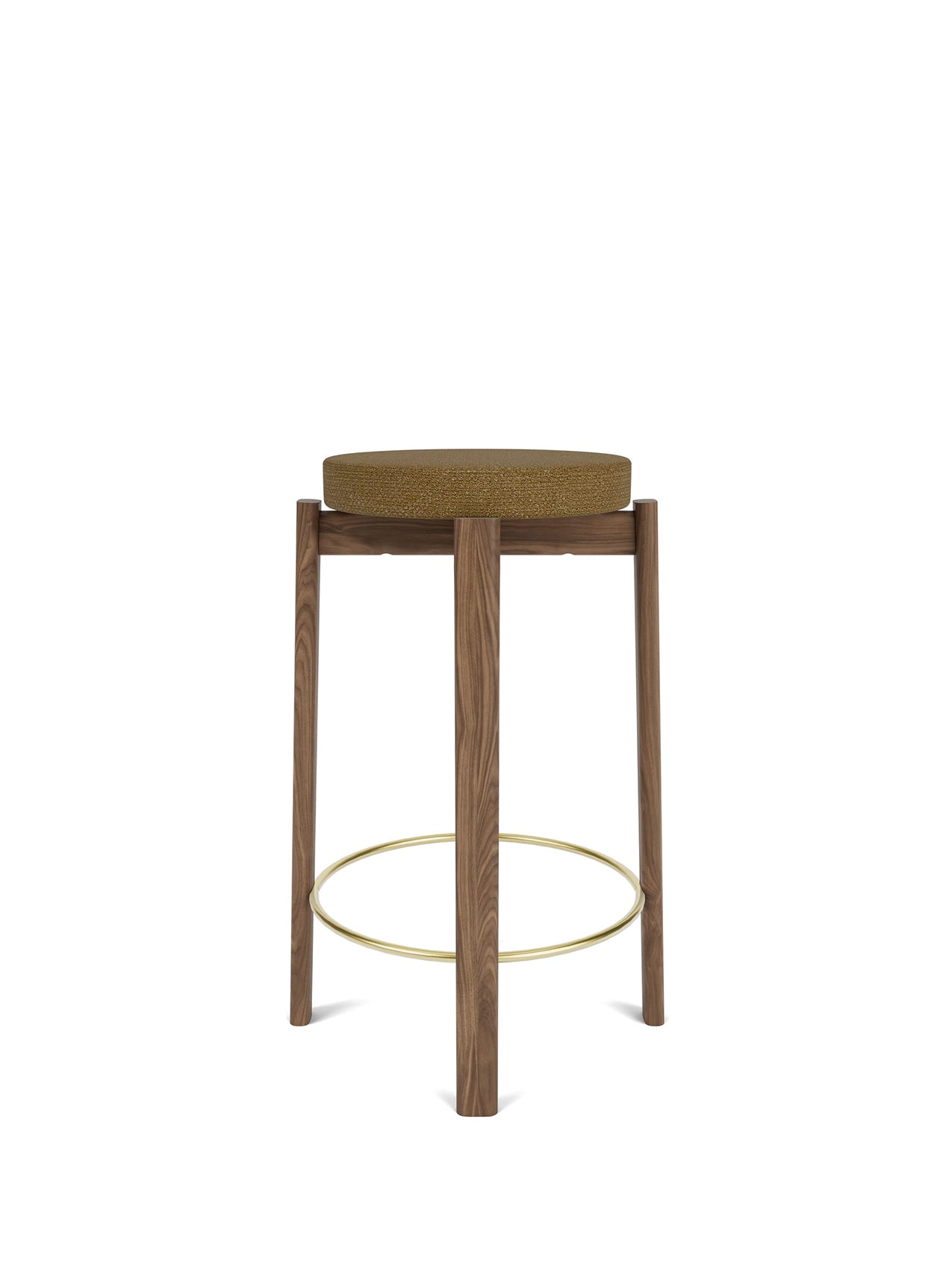 Passage Counter Stool. Upholstered Seat
