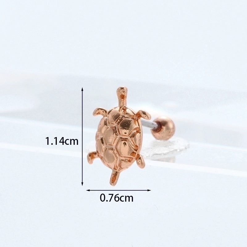 Ear Cartilage Rings & Studs Exaggerated Animal 316L Stainless Steel  Copper