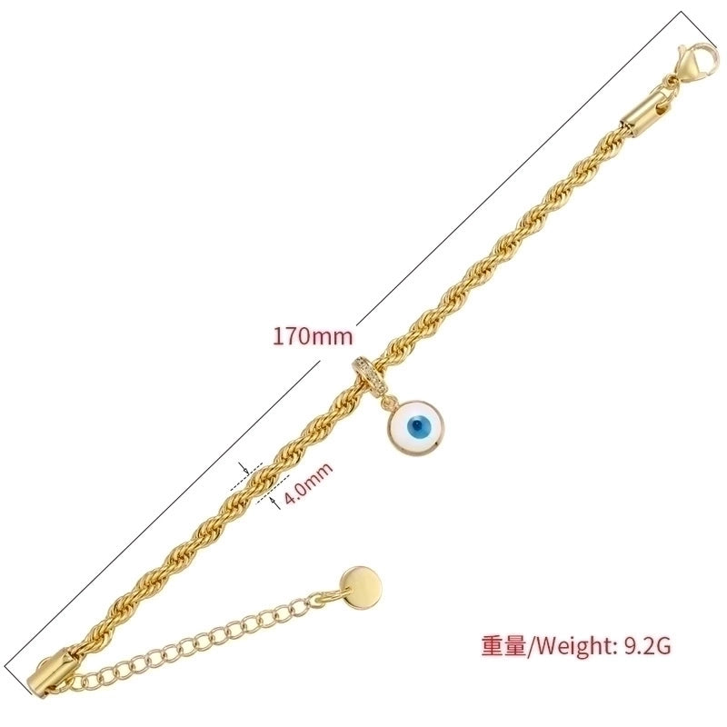 Copper Fashion Geometric No Inlaid Bracelets