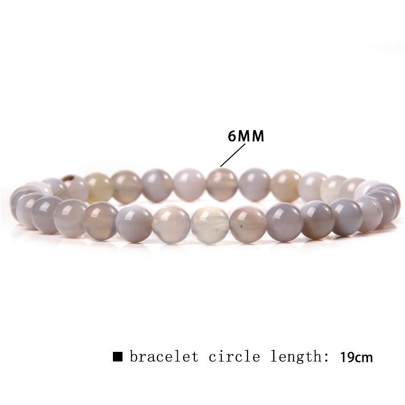 Fashion Marble Agate Beaded Bracelets 1 Piece