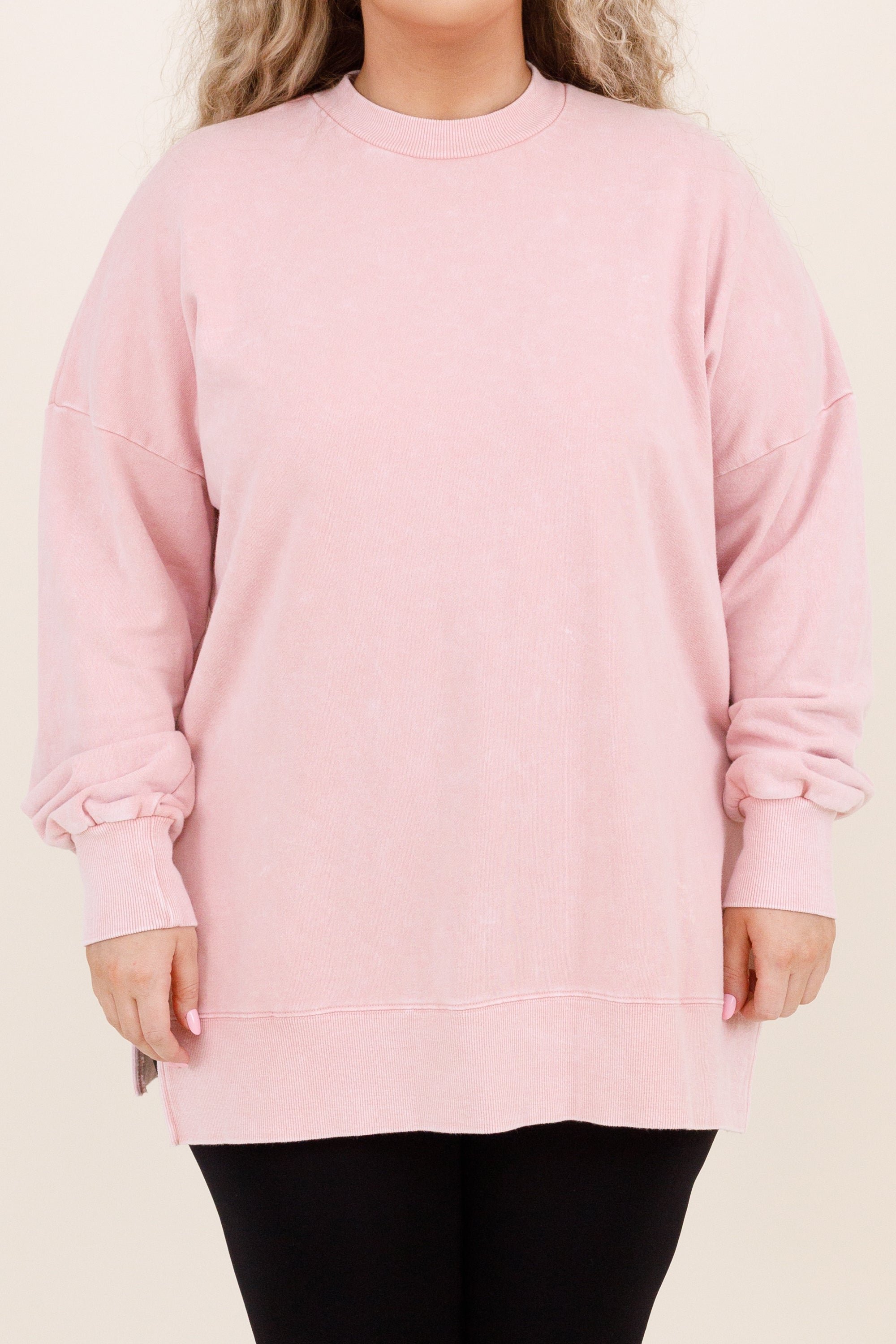 Cozy Pullover. Blush