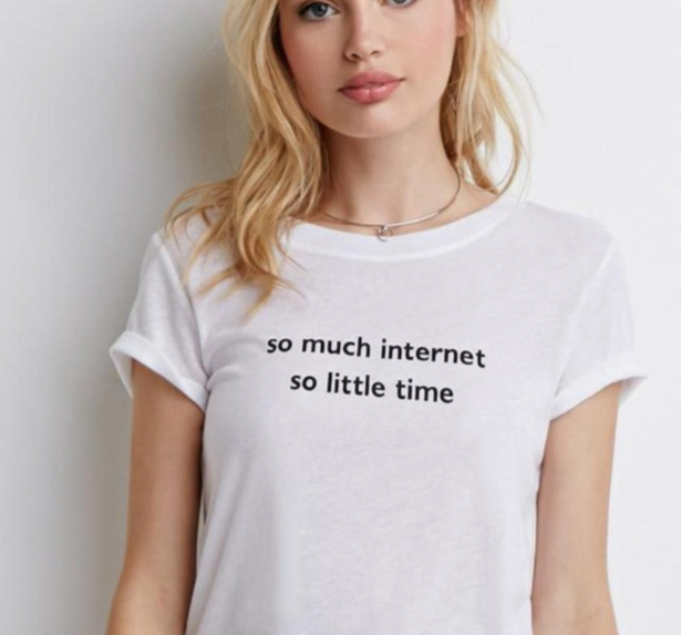 So Much Internet So Little Time Tee