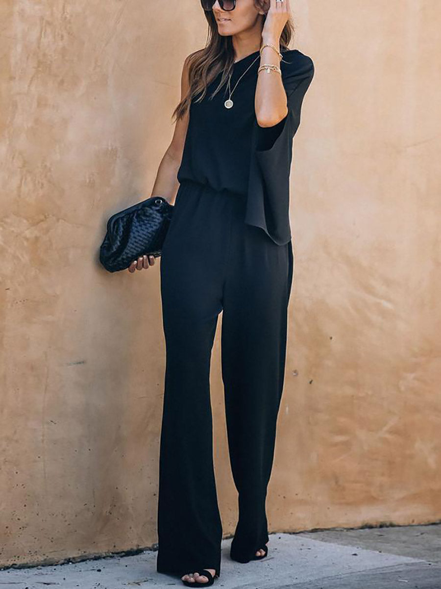 Sexy Strapless Loose Jumpsuit