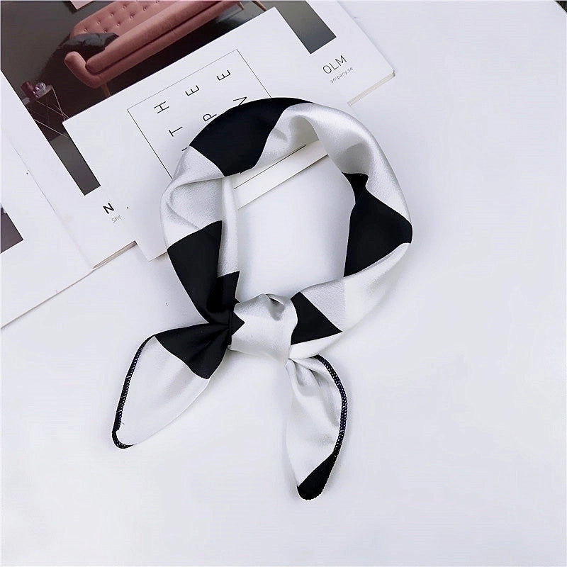 New Spring And Autumn Summer Small Silk Scarf Small Square Towel Women's Professional Variety Decorative Printed Scarf Scarf