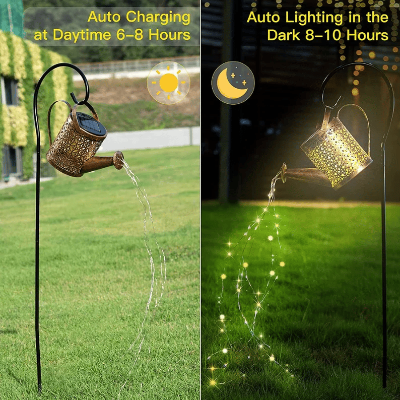 49% OFF- Solar Waterfall Lights