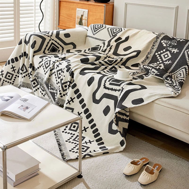 Bohemian Full Cover Sofa Cover Cloth Four Seasons Universal Chenille Sofa Towel Sofa Cover Sofa Blanket Dustproof