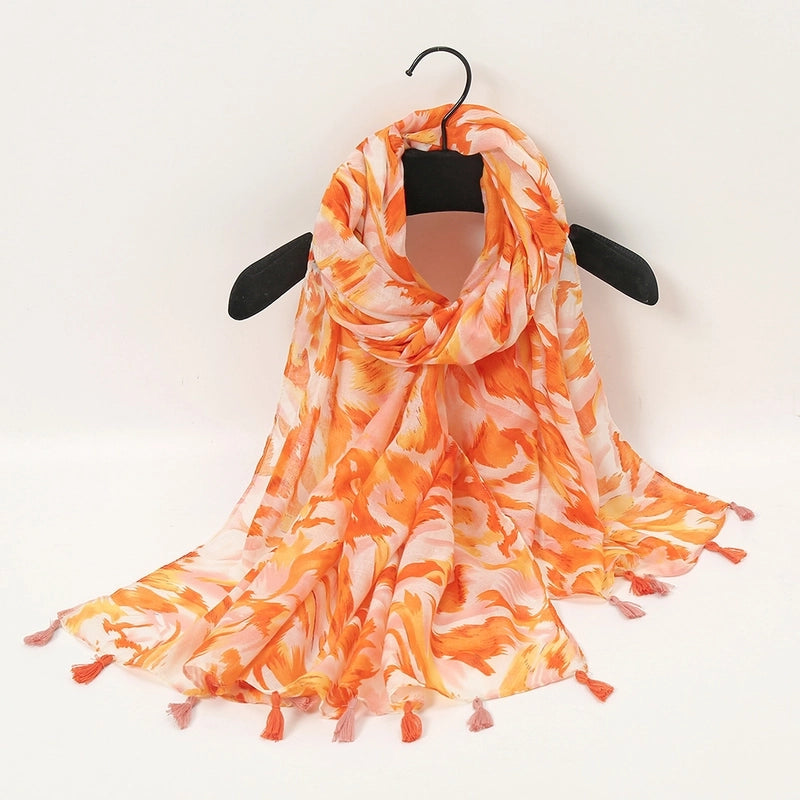 Unisex Vacation Sweet Geometric Polyester Scarf