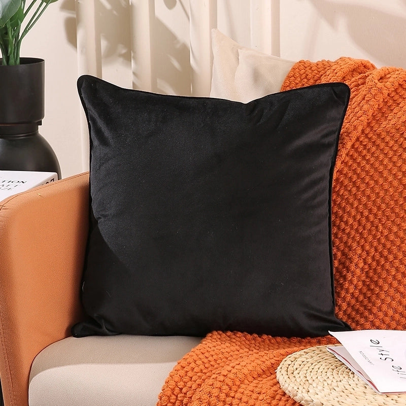 Solid Color Plush Pillow Cases