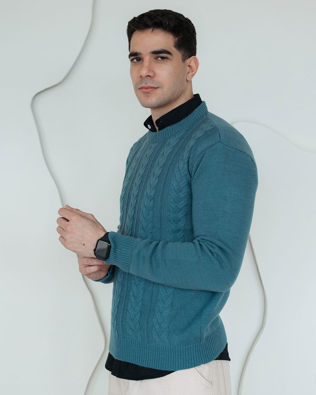 Men Round neck braids pillover
