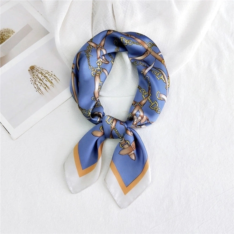 Small Square Scarf Neck Protector Korean Suit Small Scarf