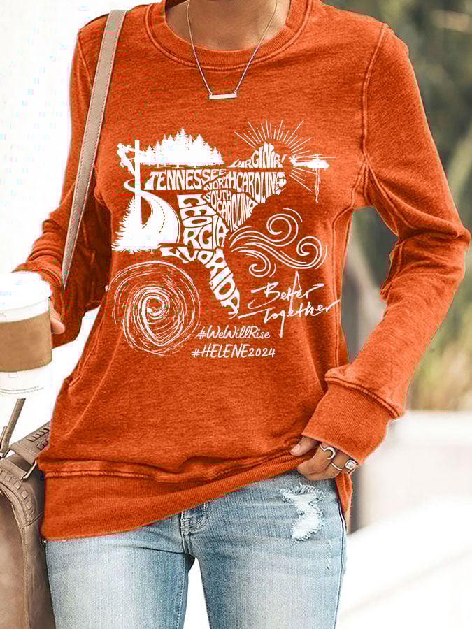 Women's Hearts For North Carolina Sweatshirt