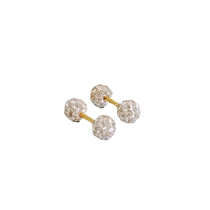 1 Pair Minimalist Heart Shape Plating Titanium Steel Gold Plated Ear Studs