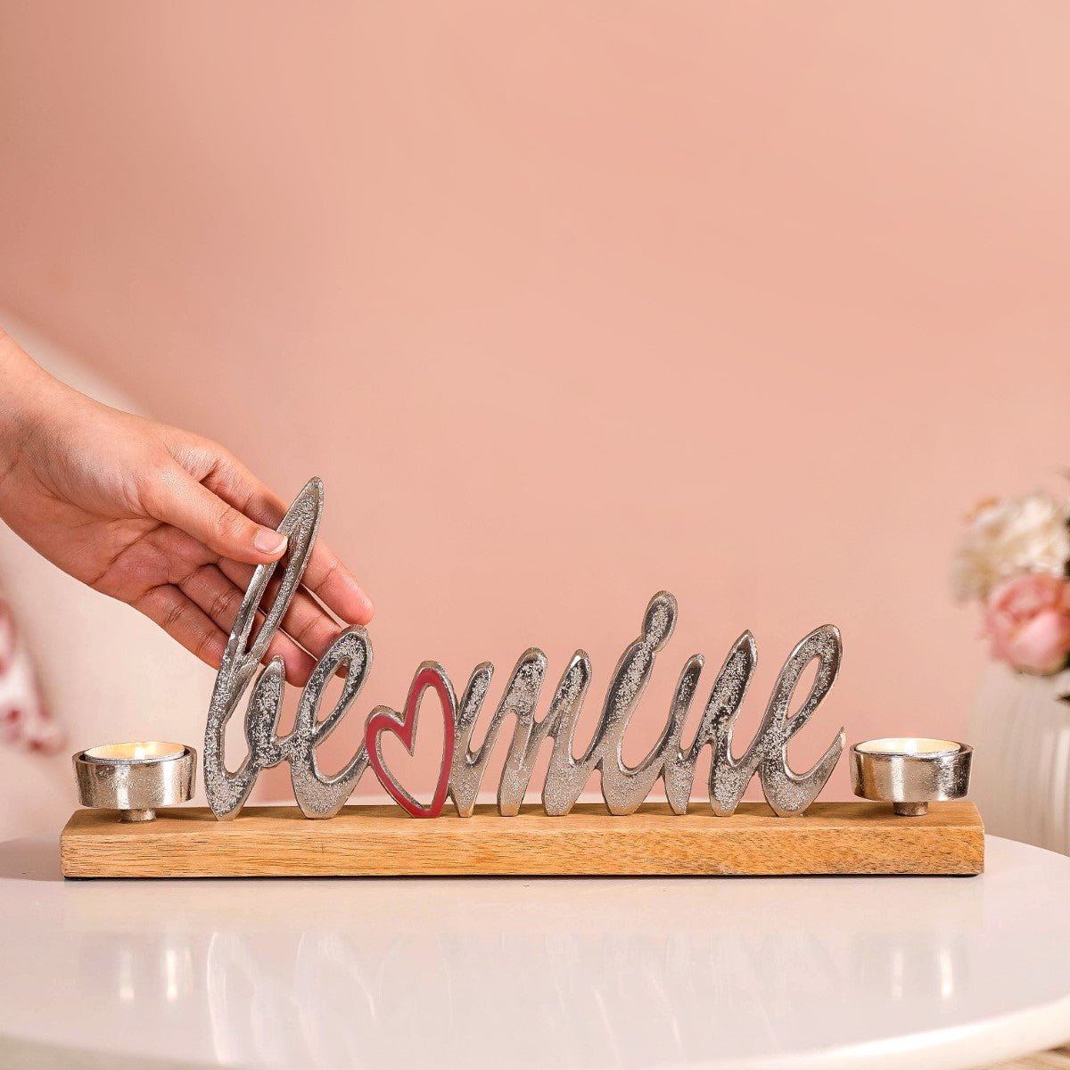 Be Mine Decor Object With Tealight Holder
