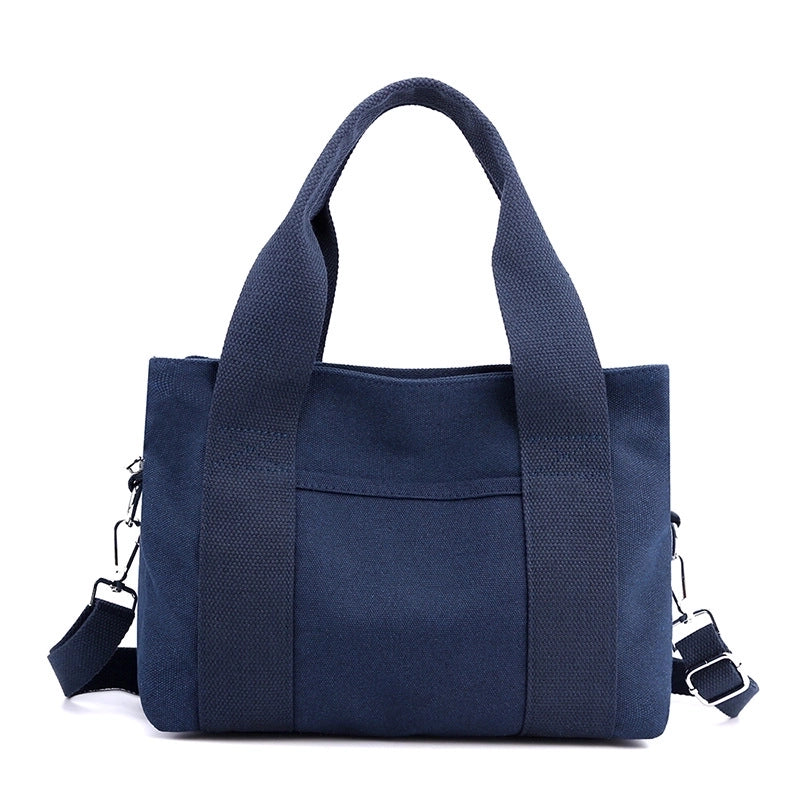 Women's Medium All Seasons Canvas Vintage Style Handbag Tote Bag