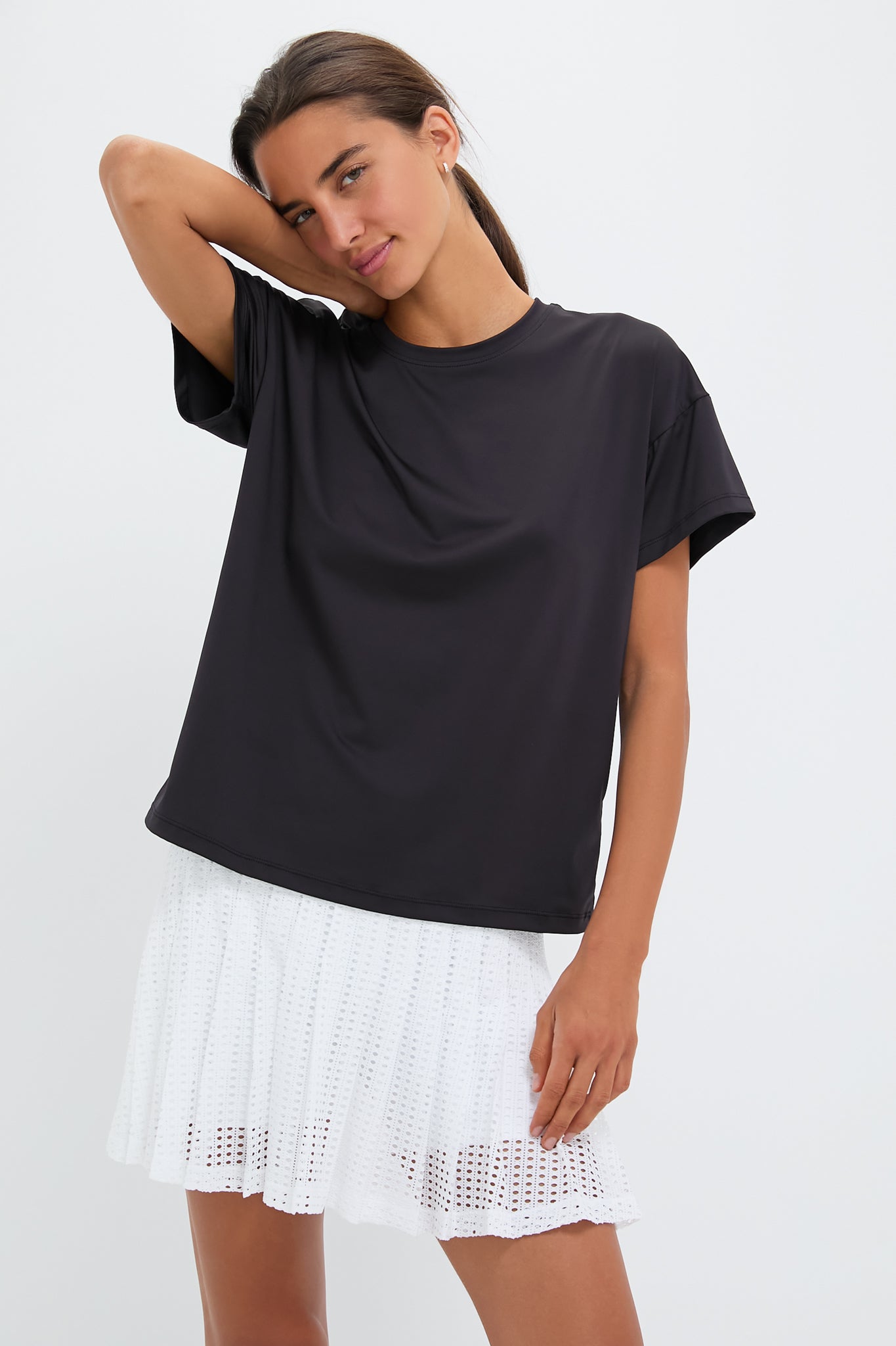 Black Short Sleeve Ryan Boyfriend Tee