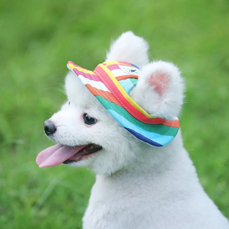 New Pet Products Mesh Breathable Sun Hat Cat And Dog Top Hat Princess Hat