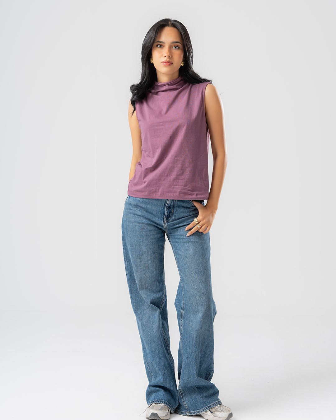 Women's Sleeveless T-shirt Plain