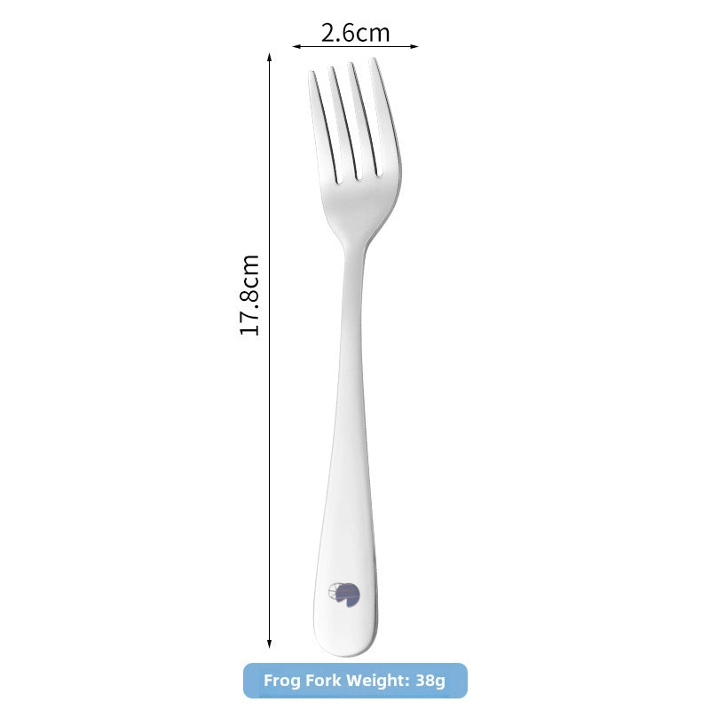 304 Stainless Steel Cartoon Spoon Food Supplement Spoon Baby Cute Spoon Baby Learning To Eat And Feed Spoon Children Spoon