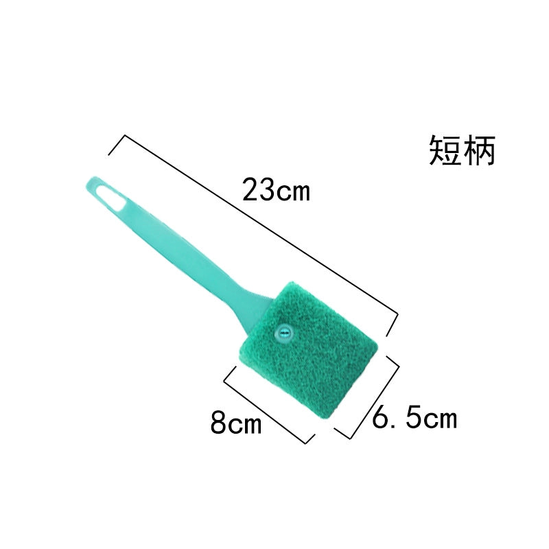 Aquarium Brush Glass Brush Fish Tank Cleaning Tool Fish Tank Brush Long Handle Fish Tank Brush Lengthened Fish Tank Glass Brush