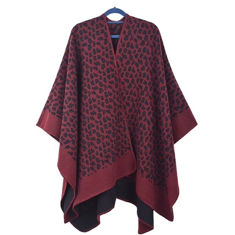 Women's Elegant Vintage Style Printing Cotton Polyester Crochet Lace Shawl