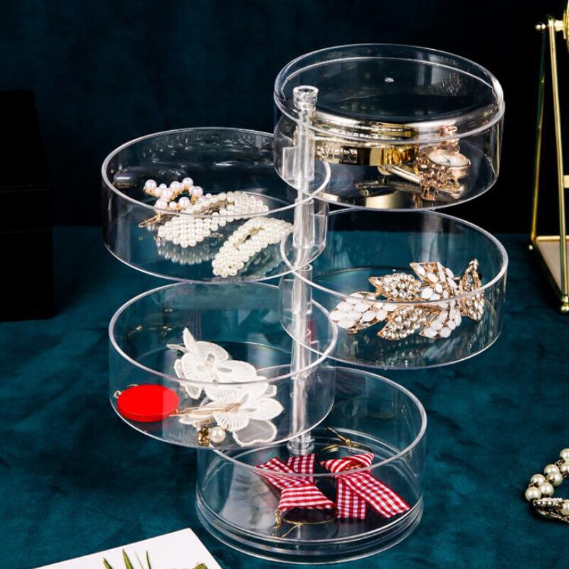 5 layer rotatable jewellery box