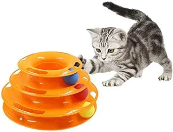 Tower of track cat toy