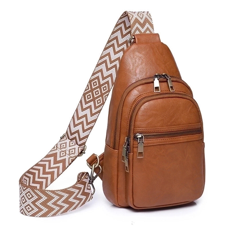 Women's Streetwear Solid Color Pu Leather Waist Bags