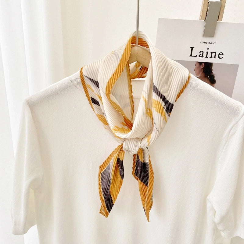 Women's Ig Style Color Block Polyester Silk Scarf