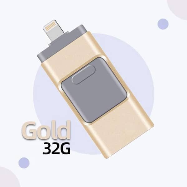 4 In 1 High Speed USB Flash Drive For iPhone. iPad. Android. PC & More Devices