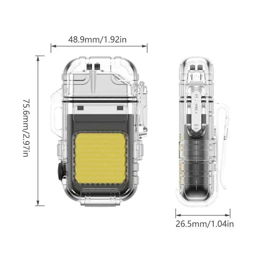 2 in 1 Mini Rechargeable Lighter