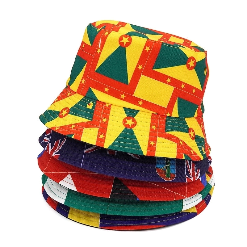 Unisex Basic Geometric Big Eaves Bucket Hat