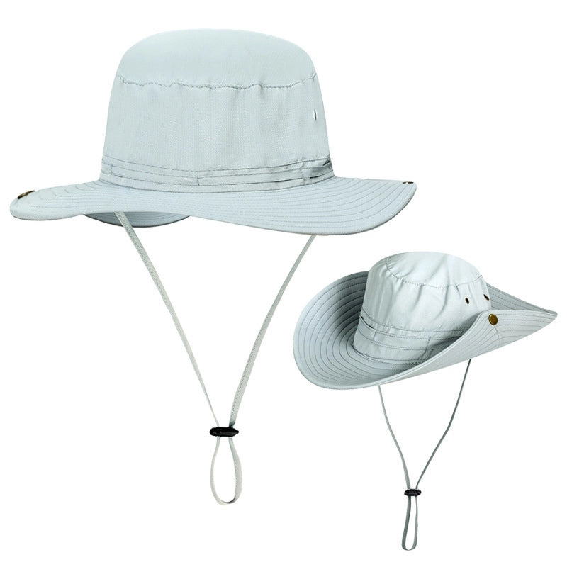 Unisex Casual Minimalist Letter Solid Color Embroidery Big Eaves Bucket Hat