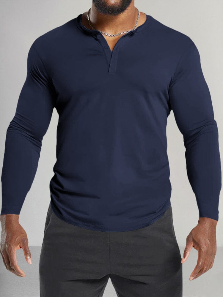 Classic Fit Soft Henley Shirt