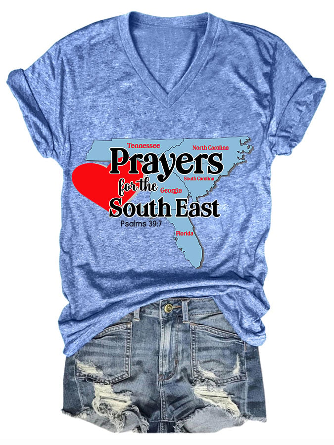 Women's Prayers for the South East. Psalms 39:7 printed T-shirt