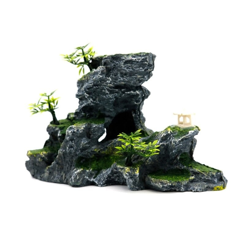 Mountain Hill View Ornament For Aquarium Decoration