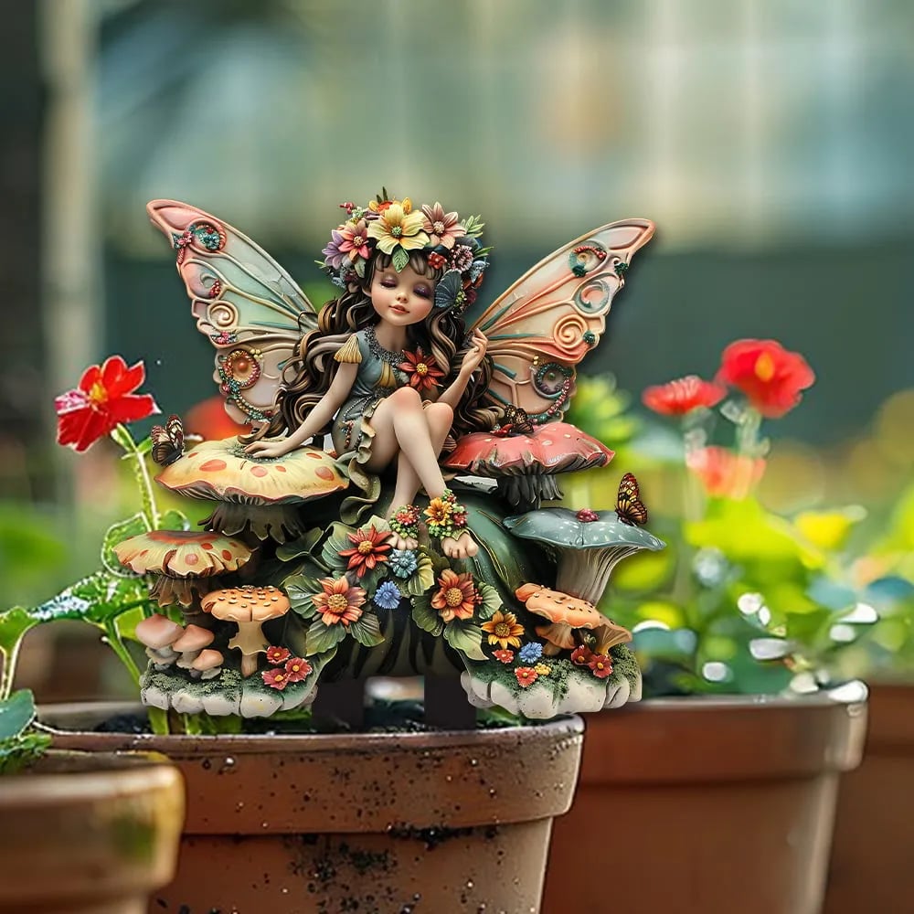 🧝Bohemian Fairy Flower Pot Decoration