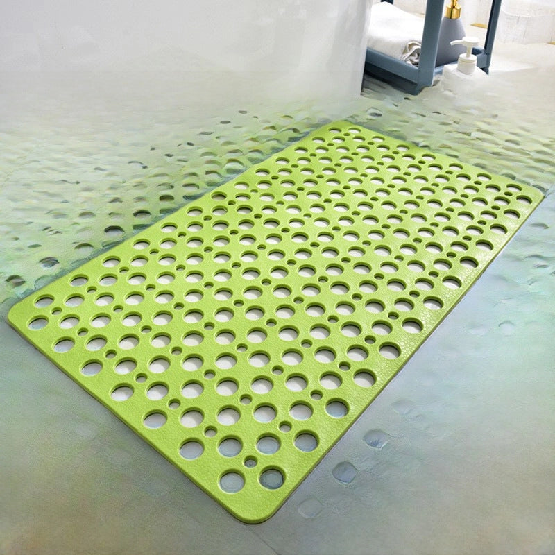 Bathroom Non-slip Mat Round Hole Leaking Non-slip Floor Mat With Suction Cup Shower Room Bathroom Bath Hydrophobic Floor Mat