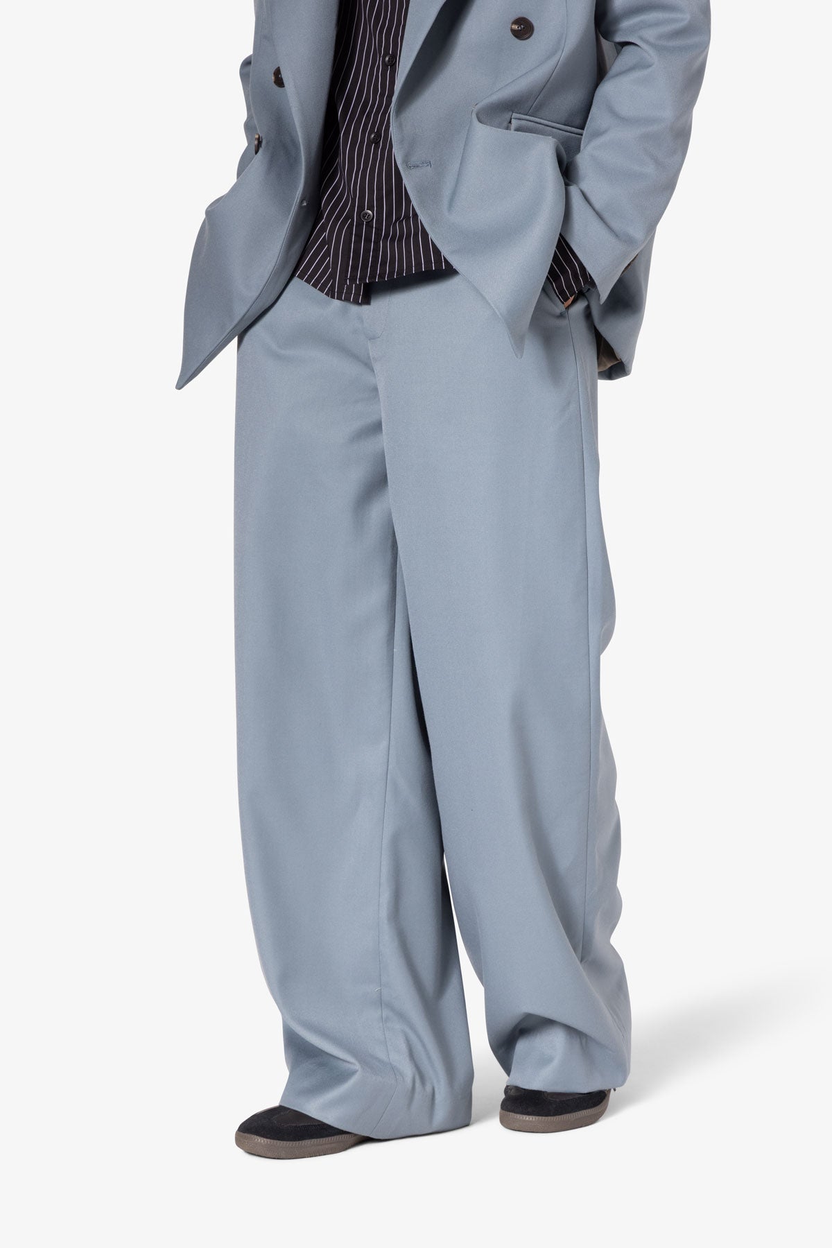 Baggy Suit Pants - Teal