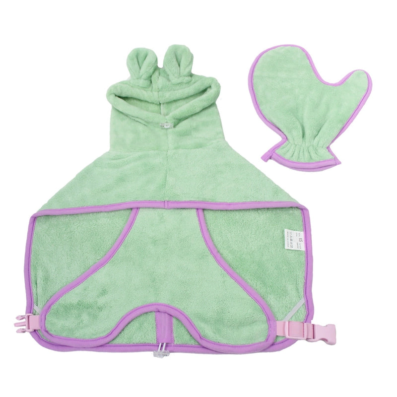 Pet It Cute Selling Cute Dog Bathrobe Small Dog Coral Fleece Warm Pet Clothes Winter New