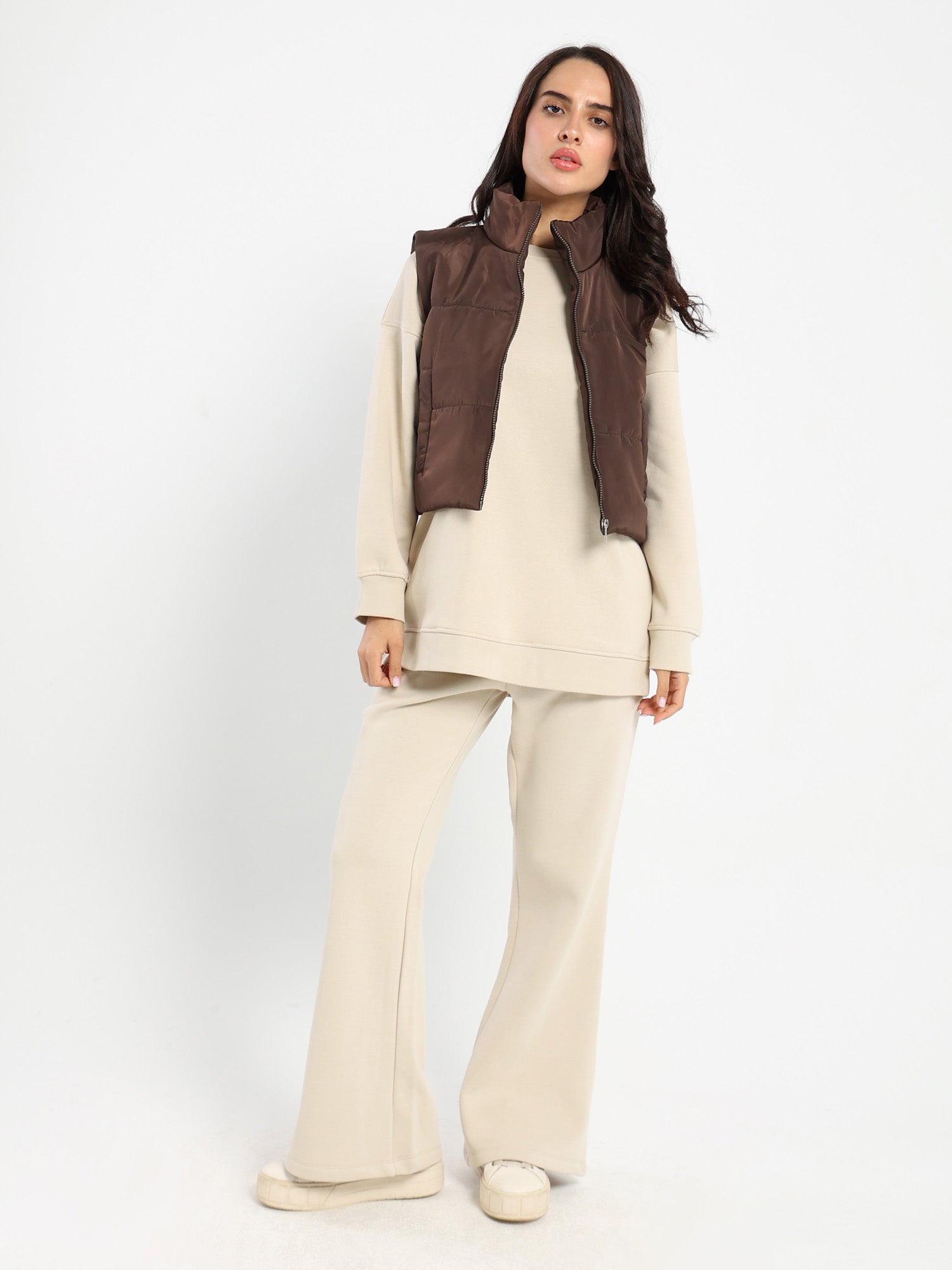 Basic Solid Gilet Jacket