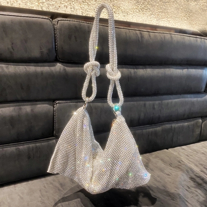 Women's Small Summer Rhinestone Fashion Underarm Bag