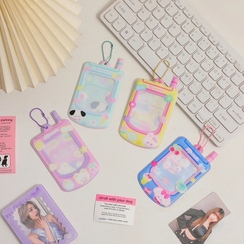 Women's Cartoon Pvc Open Card Holders