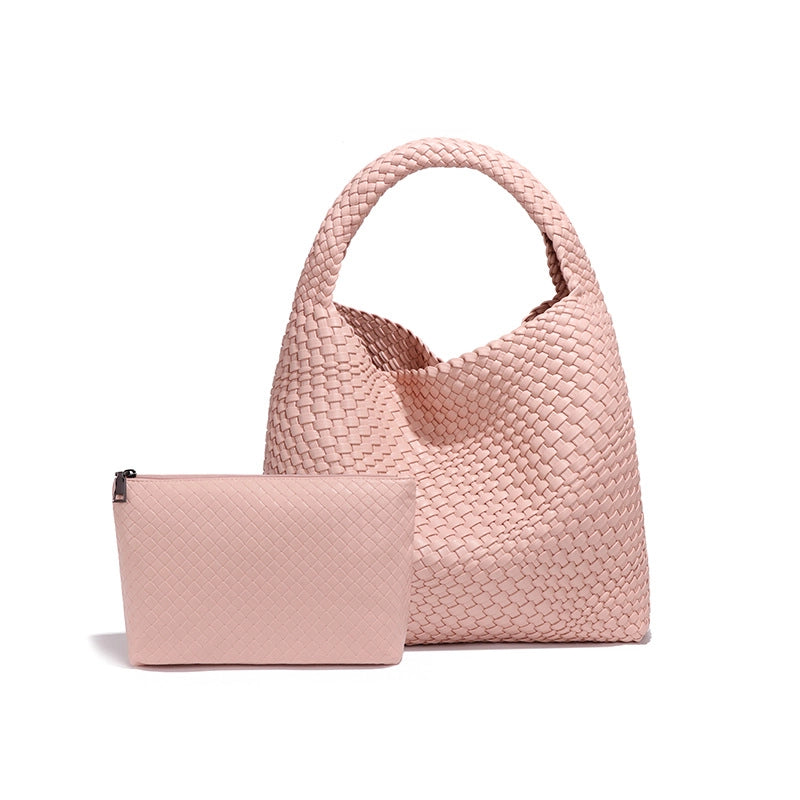 Women's Large All Seasons Pu Leather Solid Color Vacation Square Magnetic Buckle Tote Bag