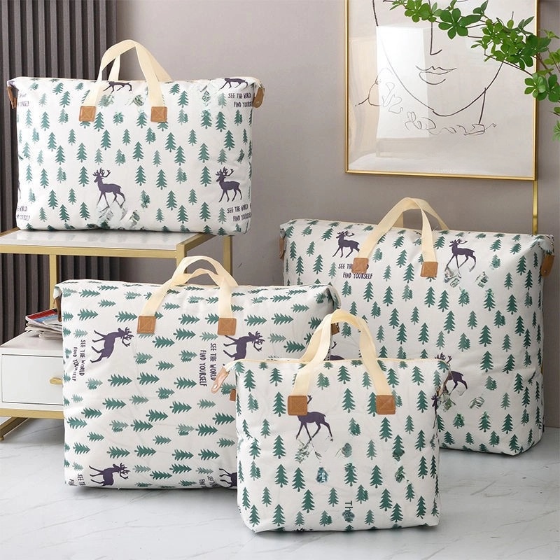 Non-woven Storage Bag Thickened Moisture-proof Quilt Large Capacity Household Moving Packing Clothes Quilt Finishing Bag