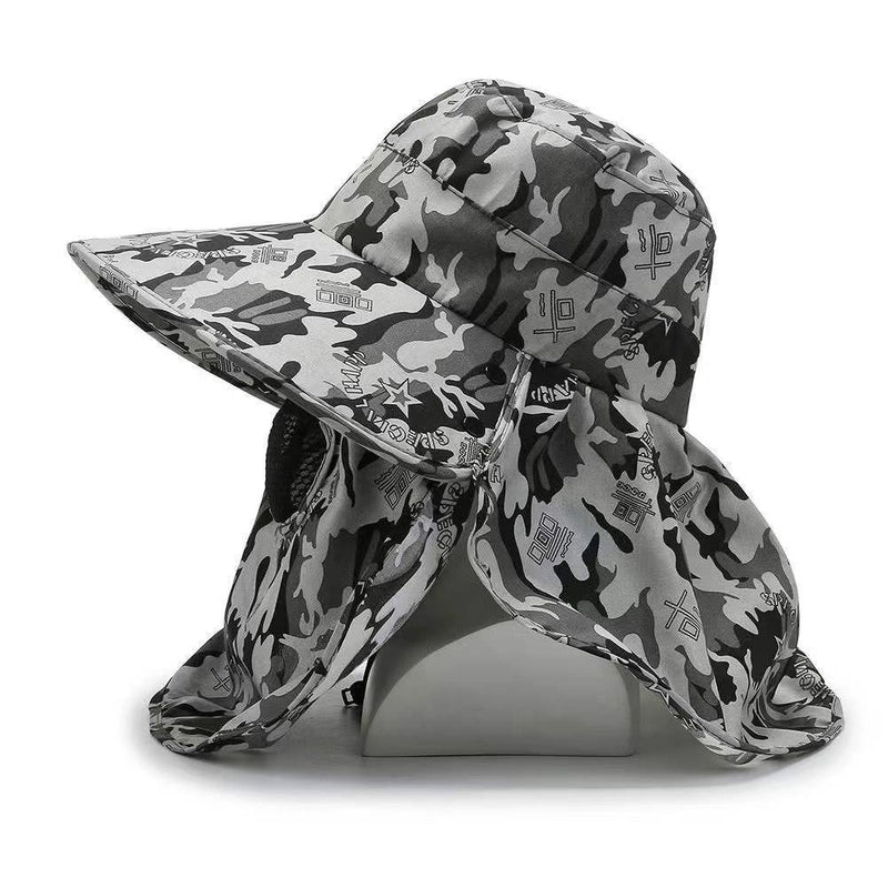 Women's Casual Camouflage Big Eaves Sun Hat