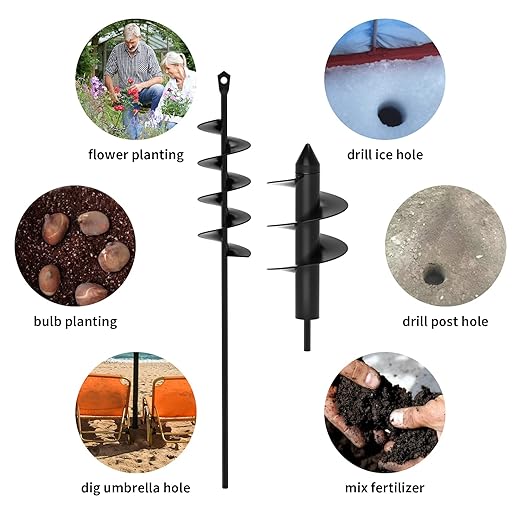 GARDEN AUGER DRILL BIT FOR PLANTING